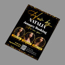 Search for black and gold flyers Glitter
