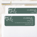 Search for boho chic return address labels Greenery