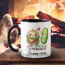 Search for cute burger drinkware Funny