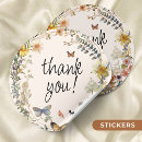 Search for rustic floral thank you stickers Gender neutral