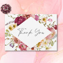Search for summer meadow thank you cards Modern elegant