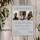 Search for grey graduation invitations Photo collage