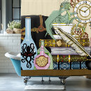 Search for steampunk shower curtains Gears