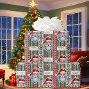 Search for from the north pole wrapping paper Red