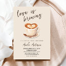 Search for cappuccino invitations Brown