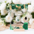 Search for emerald green hearts invitations For her