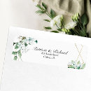 Search for gold wreath return address labels Modern