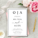 Search for classic black and white wedding invitations Vintage