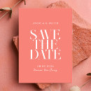 Search for coral wedding save the dates Modern