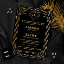 Search for great gatsby wedding invitations Retro