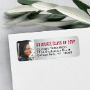 Search for silver graduation return address labels Graduate