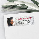 Search for black red return address labels Graduate