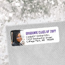 Search for graduation photo return address labels Class of 2025