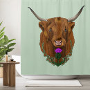 Search for highland cow shower curtains Heilan coo