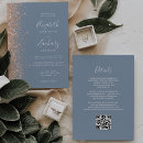 Search for dusty blue and peach wedding invitations Elegant