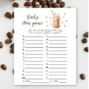 Search for baby is brewing shower games Watercolor