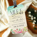 Search for luggage tag save the dates Calligraphy