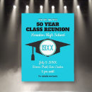 Search for 50th class reunion cards invites Blue