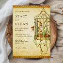 Search for birdcage wedding invitations Country