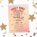Search for western boots bridal shower invitations Cowgirl
