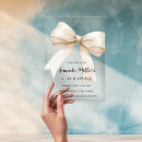 Search for clear birthday invitations Modern