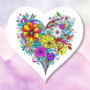 Search for valentine floral stickers Flowers