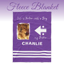 Search for purple dog blankets White