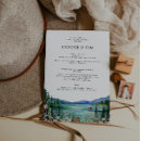 Search for lakeside invitations Rustic