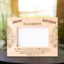 Search for floral picture frames Birthday
