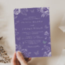 Search for lavender butterfly wedding invitations Lilac