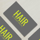 Search for neon green business cards Hairdresser