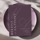 Search for purple wedding invitations Elegant