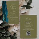 Search for olive green gold wedding invitations Watercolor