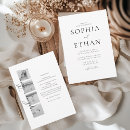 Search for photo strip wedding invitations Modern