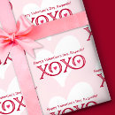 Search for valentines day wrapping paper Xoxo