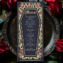 Search for halloween wedding menus Gothic