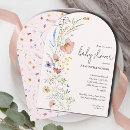 Search for arch baby shower invitations Bohemian