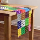 Search for multicolored table runners Pattern