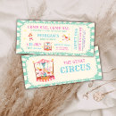 Search for carnival ticket invitations Retro