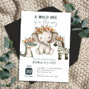 Search for boho elephant baby shower invitations Jungle