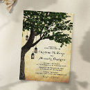 Search for tree wedding invitations String lights