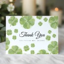 Search for st patricks day thank you cards Lucky in love