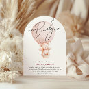 Search for teddy bear hot air balloon invitations Beary cute baby