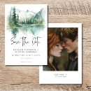 Search for lake save the dates Watercolor