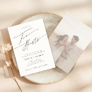 Search for faded photo invitations Black and white