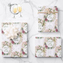 Search for country wedding wrapping paper Newly weds