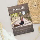 Search for wood graduation invitations Rustic