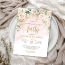 Search for blush hens party invitations Watercolor