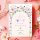 Search for girls wild one invitations Our little wildflower