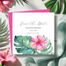 Search for pink hibiscus invitations Tropical